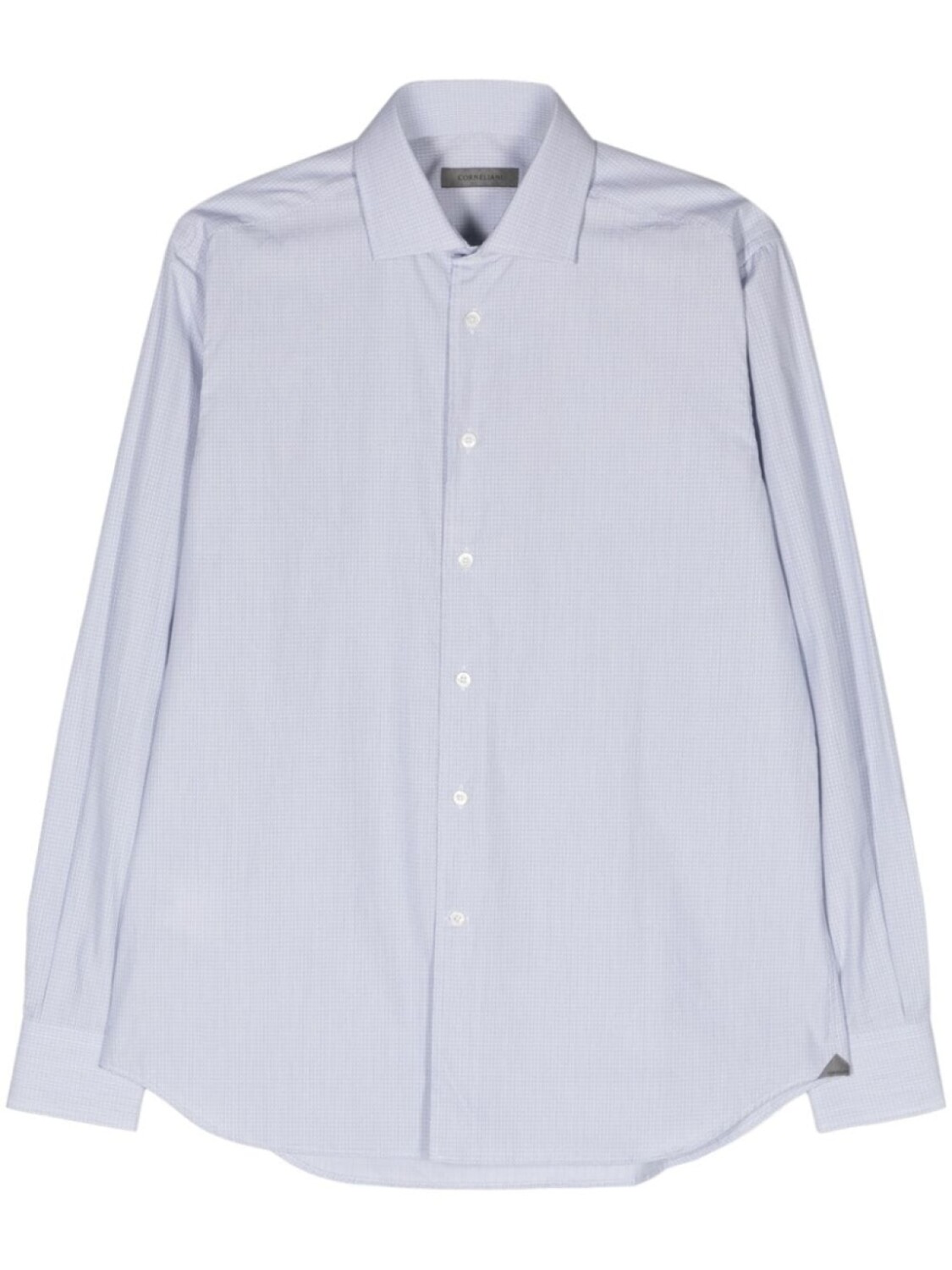 

Corneliani рубашка со срезанным воротником, серый
