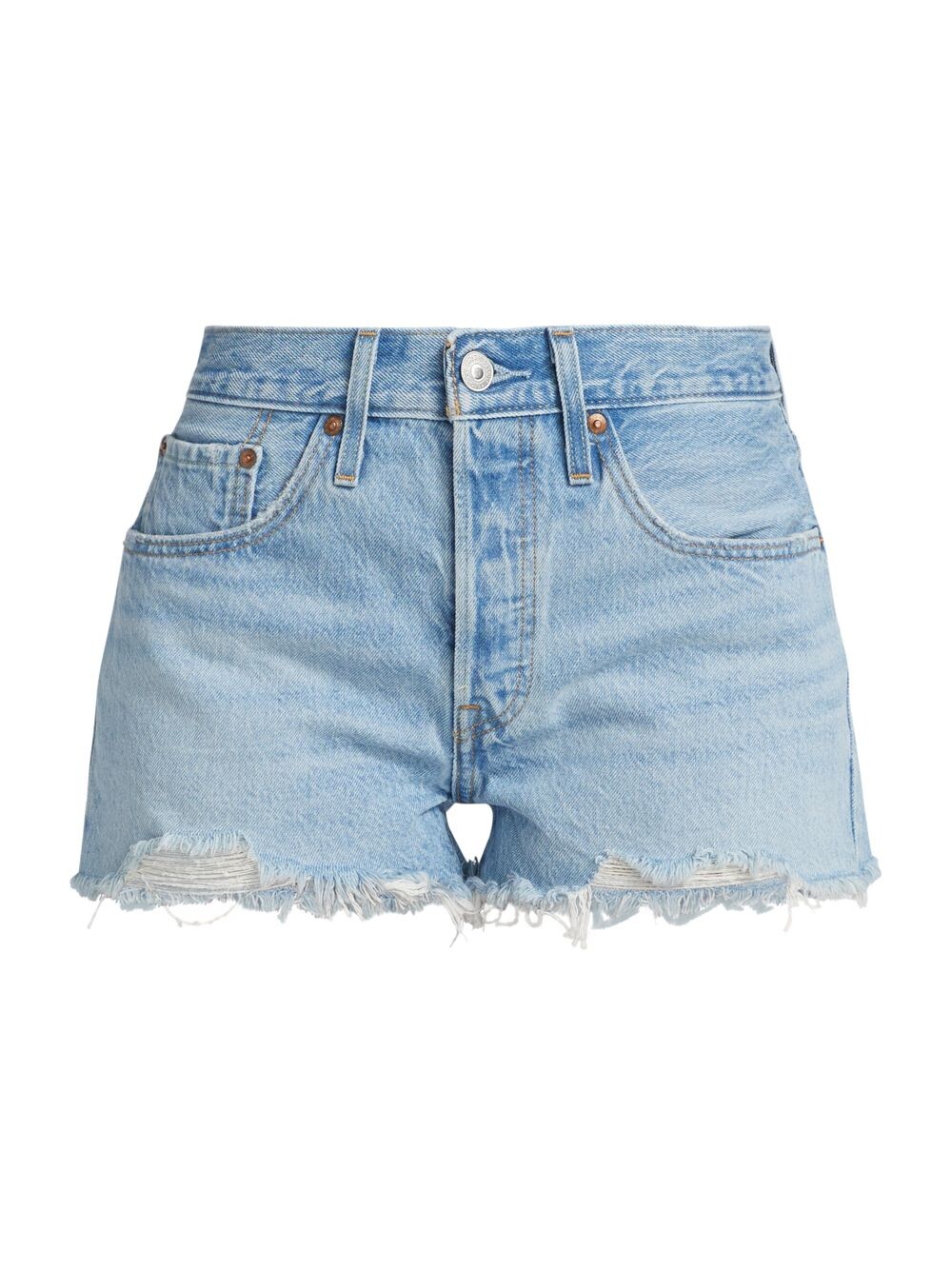 

Джинсовые шорты с необработанными краями 501 Original Levi's, синий