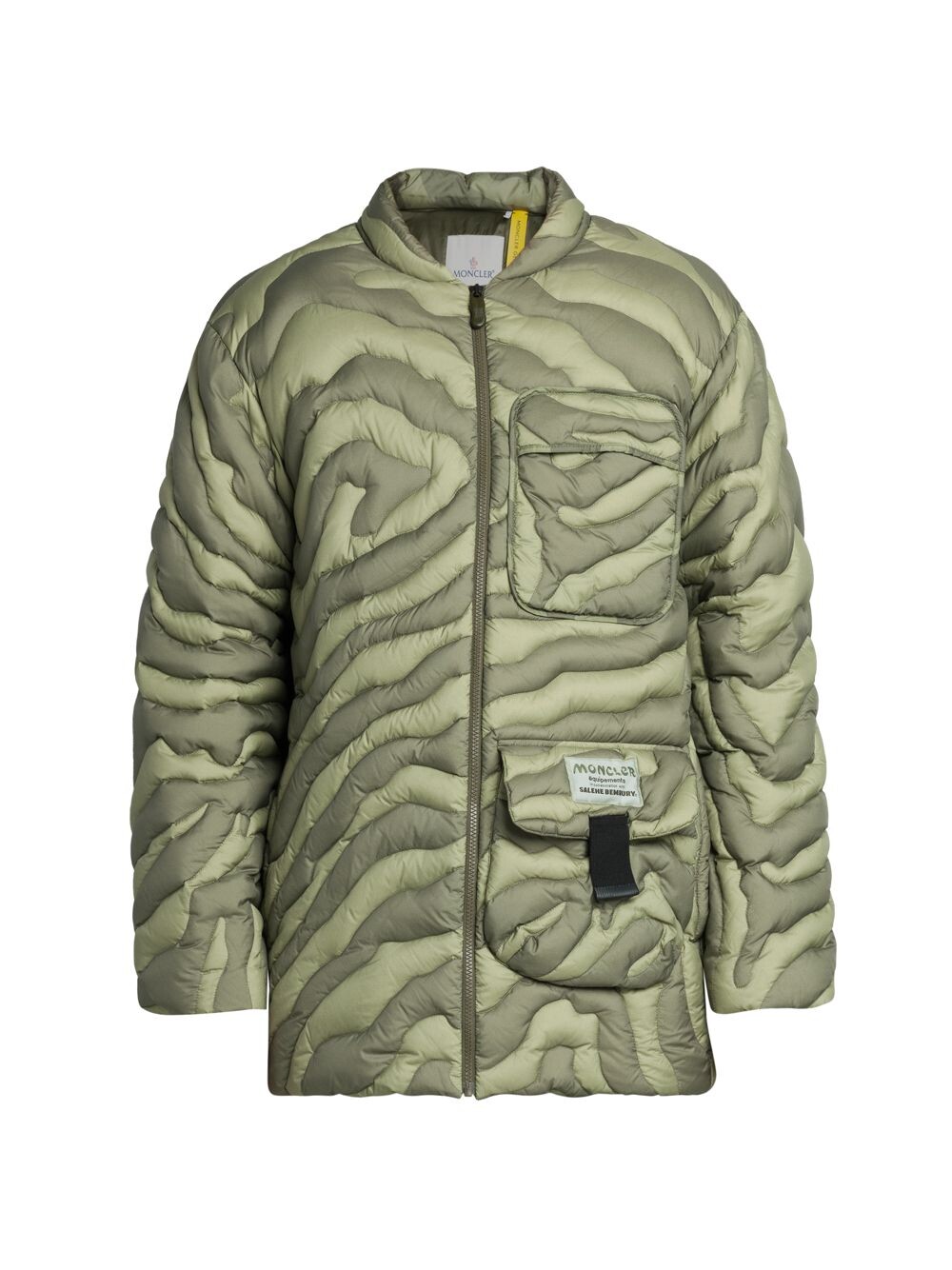 

Пуховик Moncler x Salehe Bembury Peano Moncler Genius, зеленый
