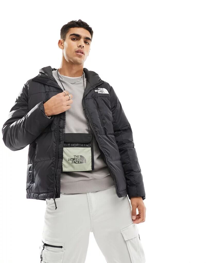 

Черный легкий пуховик с капюшоном The North Face Himalayan