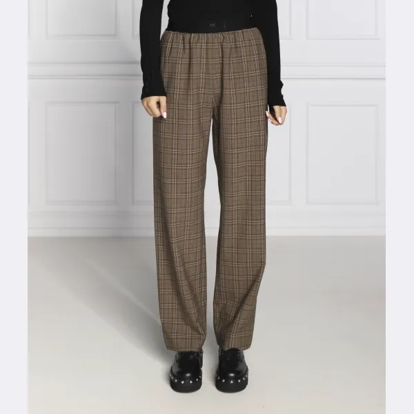 

Брюки падма стандартного кроя с добавлением шерсти Pinko, коричневый