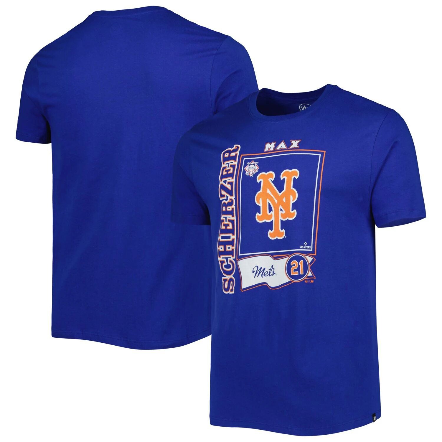 

Мужская футболка Max Scherzer Royal New York Mets Super Rival Player '47