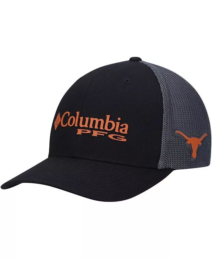 

Мужская черно-серая бейсболка Texas Longhorns Collegiate Snapback Columbia, черный