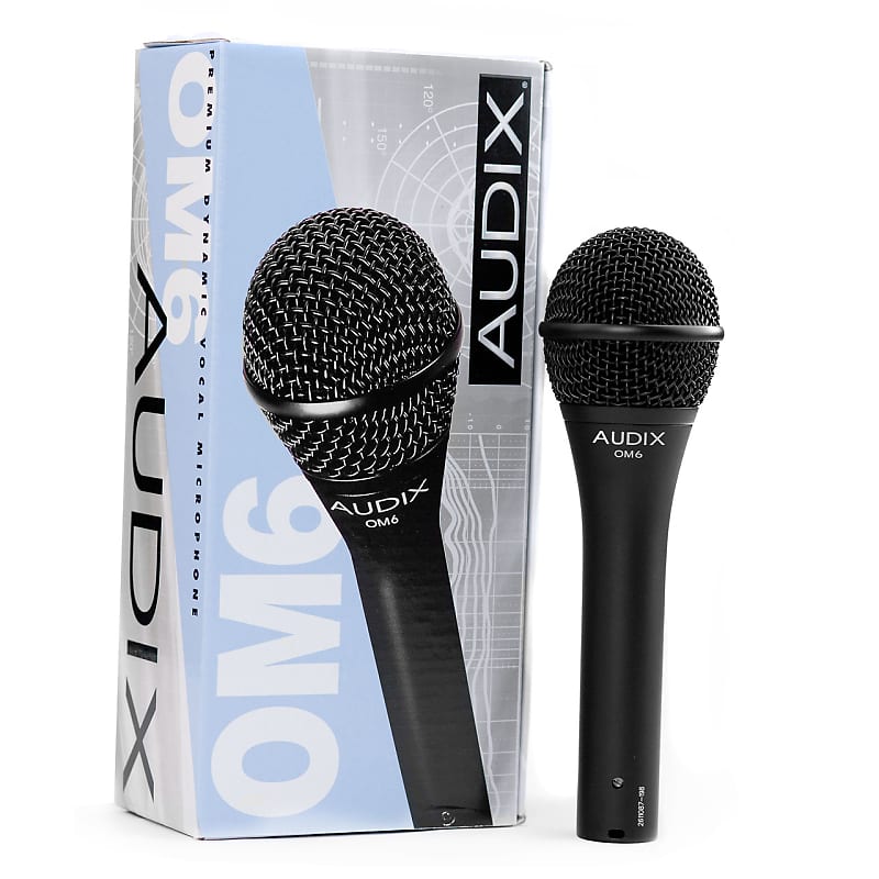 Динамический вокальный микрофон Audix OM6 Dynamic Vocal Microphone динамический вокальный микрофон akg d7 varimotion dynamic vocal microphone