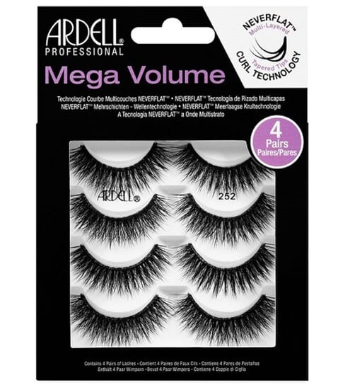 Накладные ресницы 252, 4 пары Ardell, Mega Volume