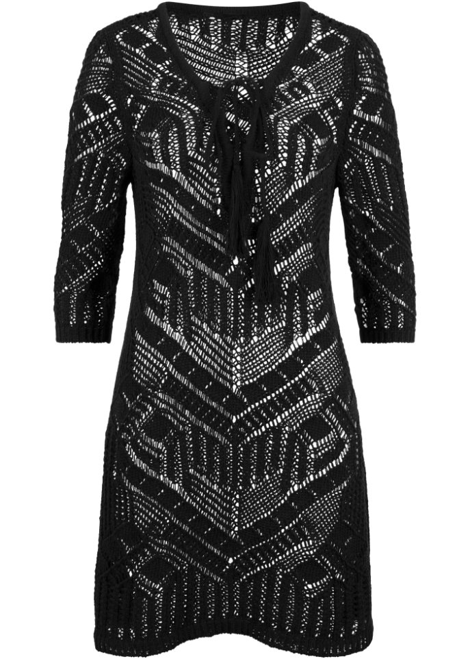 Пляжное платье Bodyflirt, черный crea concept платье длиной 3 4
