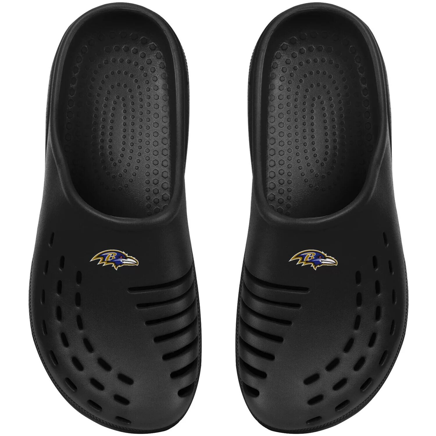 

Молодежные черные сабо FOCO Baltimore Ravens Sunny Day Unbranded