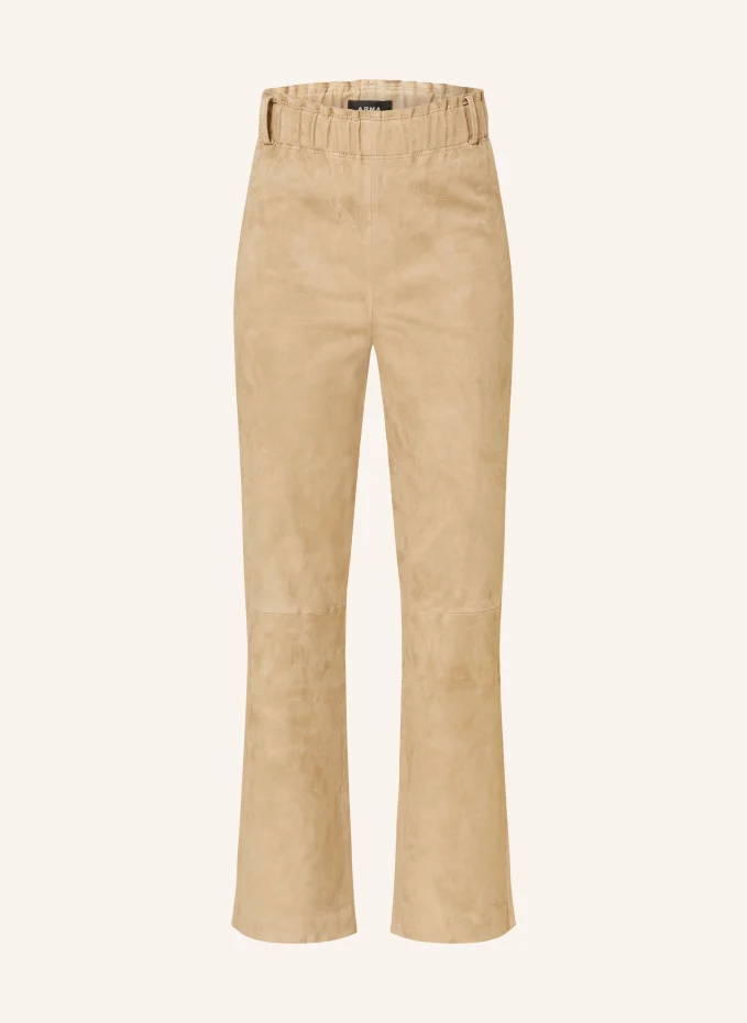 

Брюки bootcut ferrara из кожи Arma, коричневый