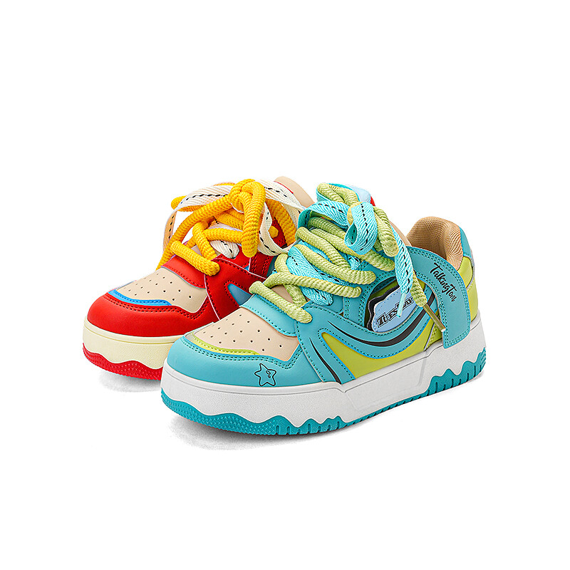 

Кроссовки TALKING TOM Skateboarding Shoes Unisex Low-top, черный/белый