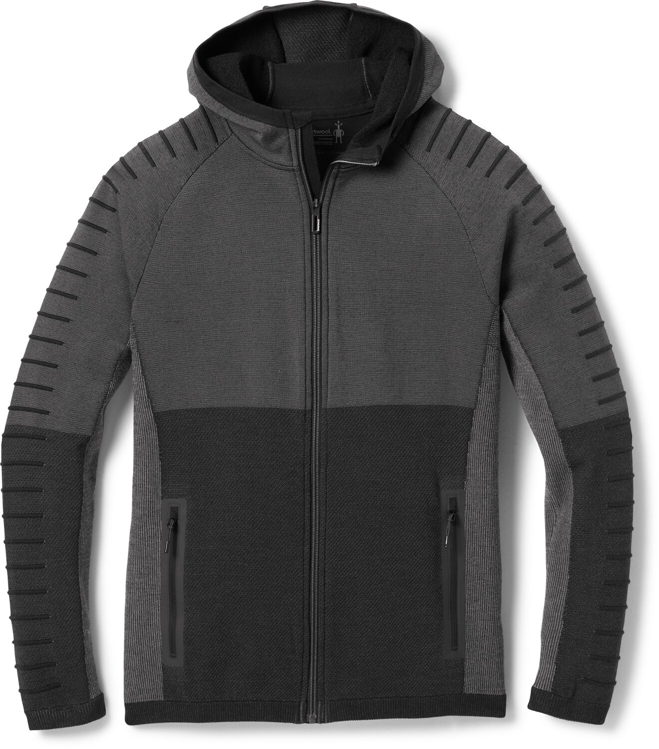

Толстовка Intraknit из мериносового флиса с молнией во всю длину - Мужская Smartwool, черный