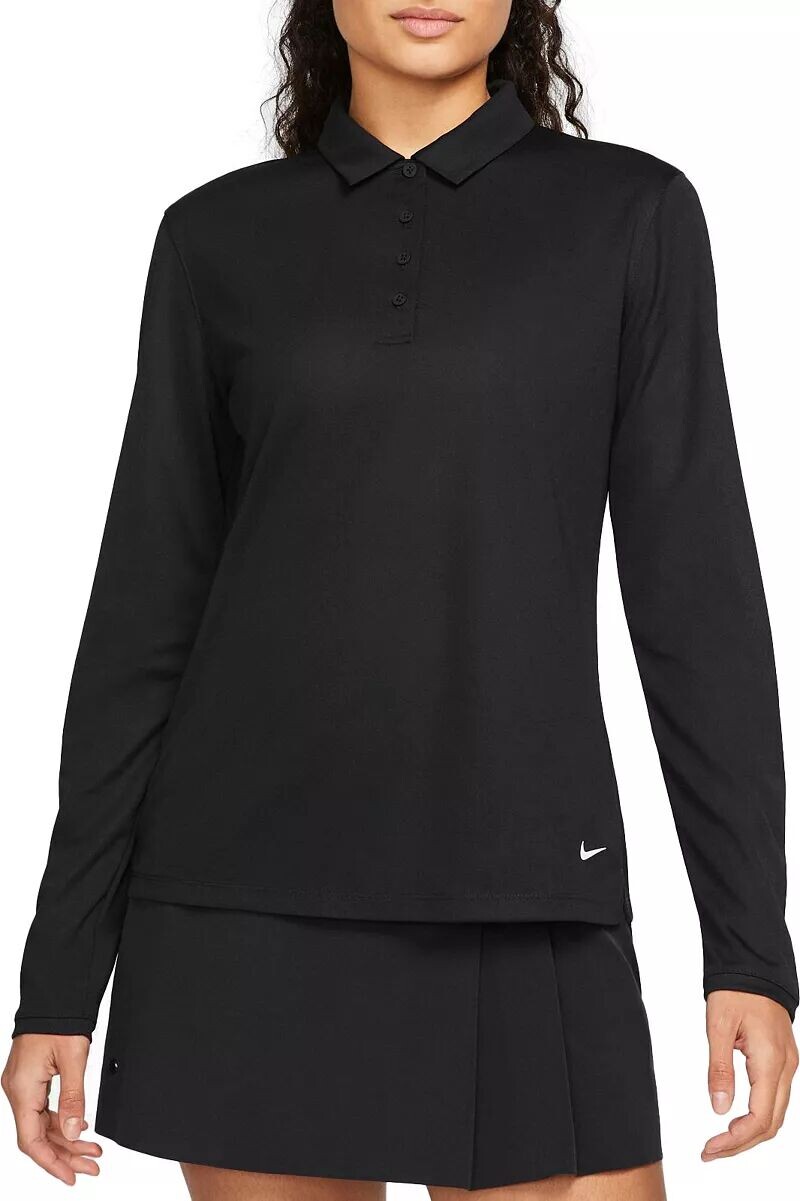 

Женская футболка-поло для гольфа с длинными рукавами Nike Dri-FIT Victory