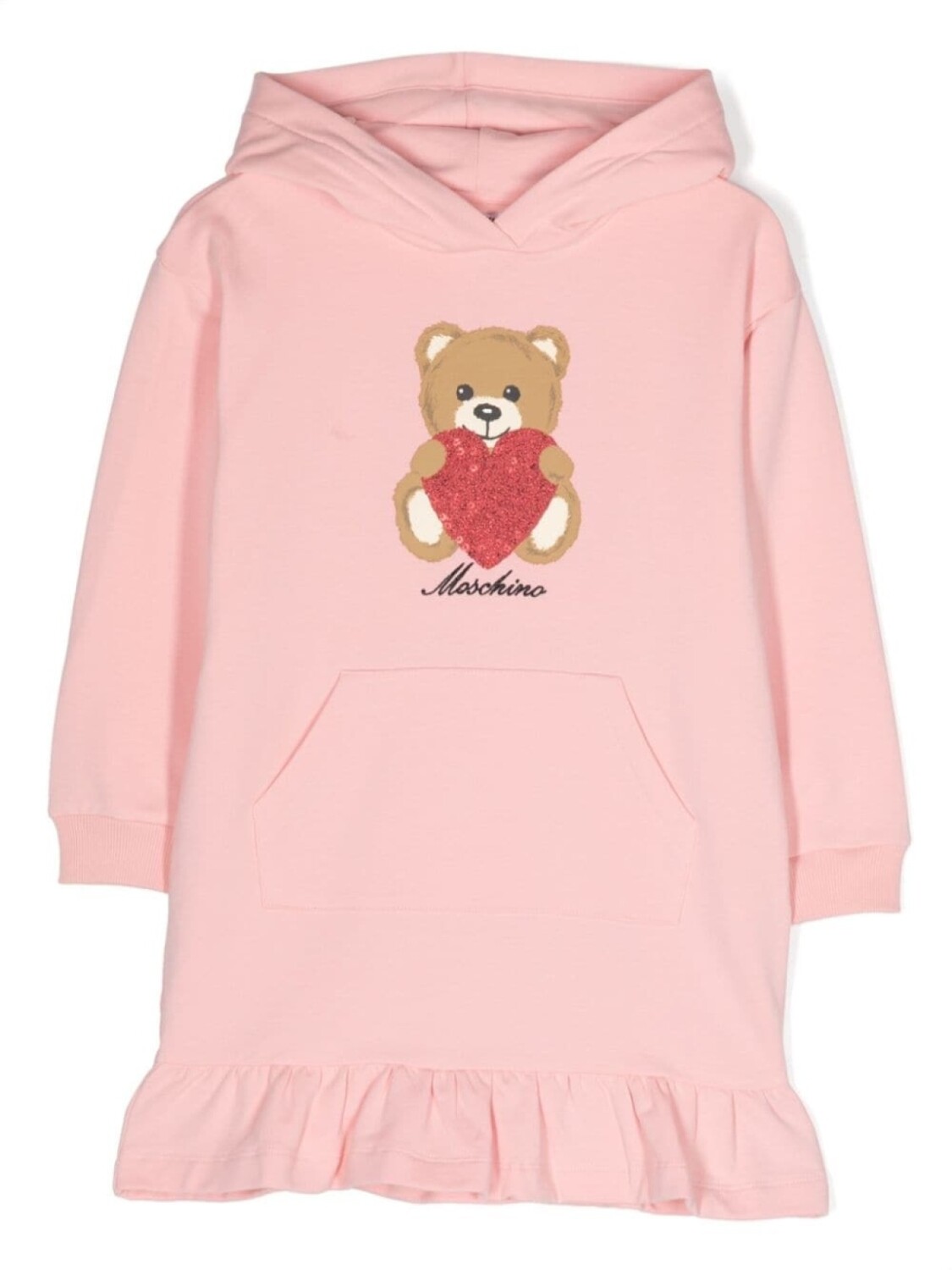 

Moschino Kids платье с принтом Teddy Bear, розовый
