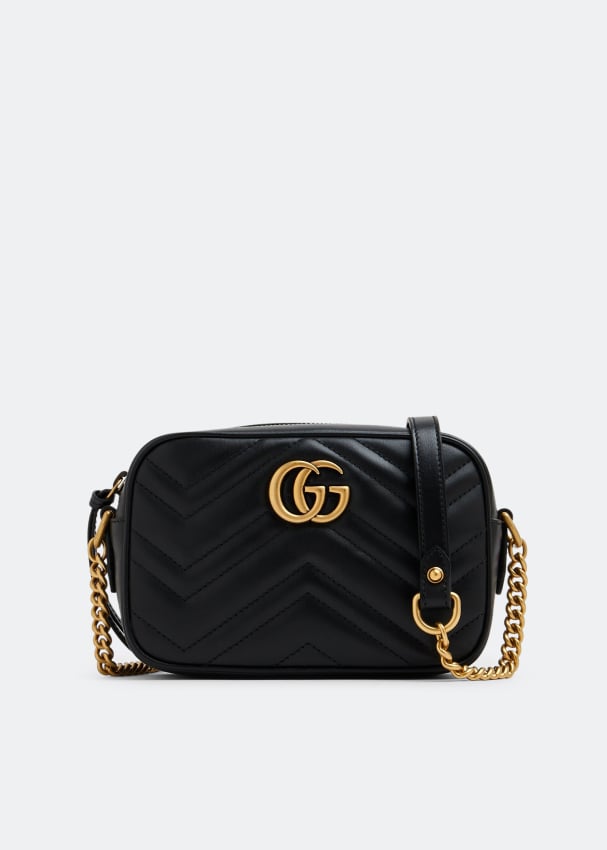 Сумка Gucci GG Marmont Matelassé Mini, черный