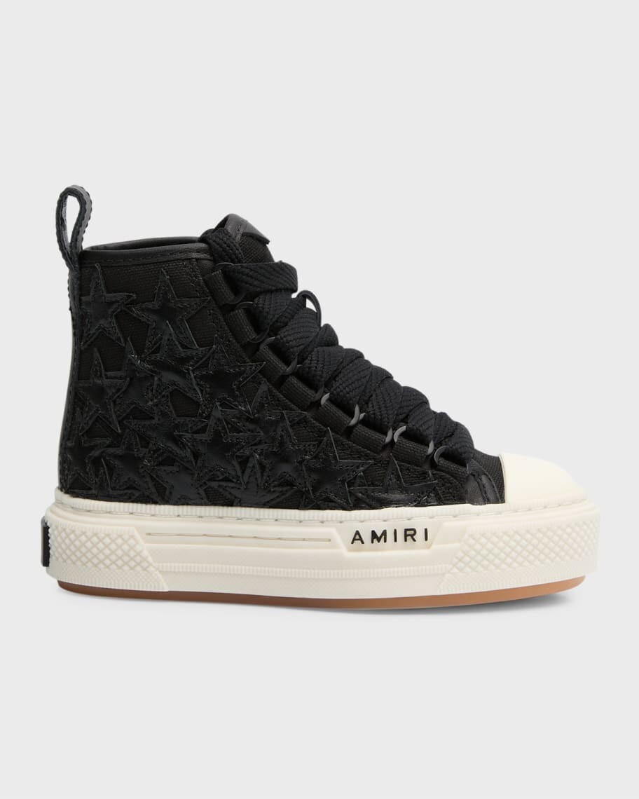

Детские высокие кроссовки Stars Court Amiri