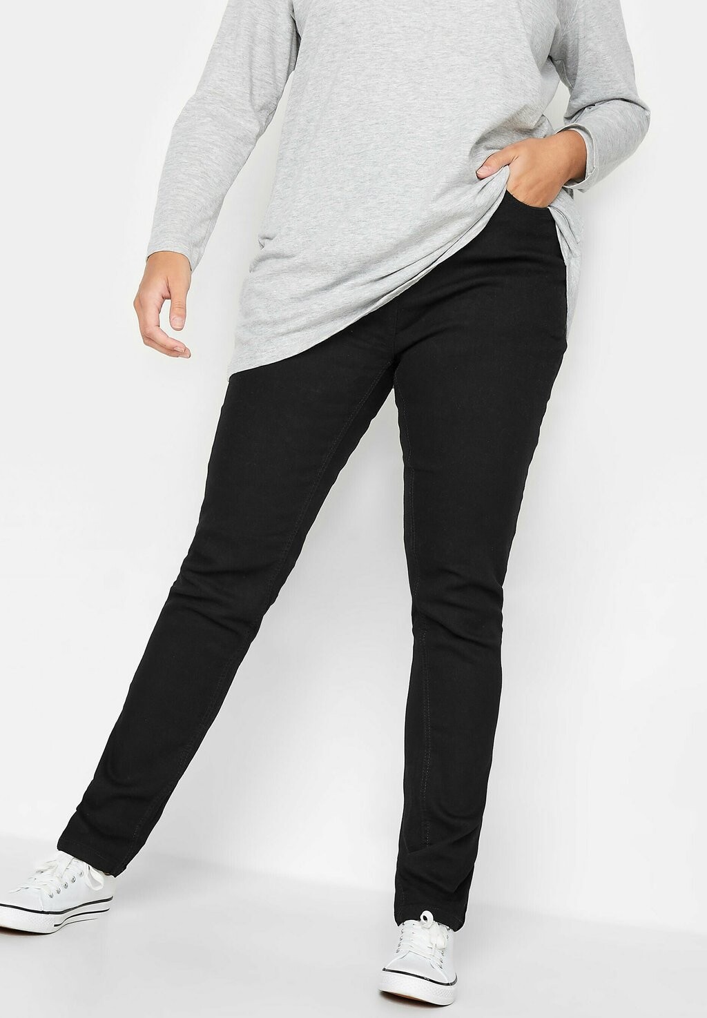 

Джинсы Slim Fit RUBY Yours Clothing, цвет black