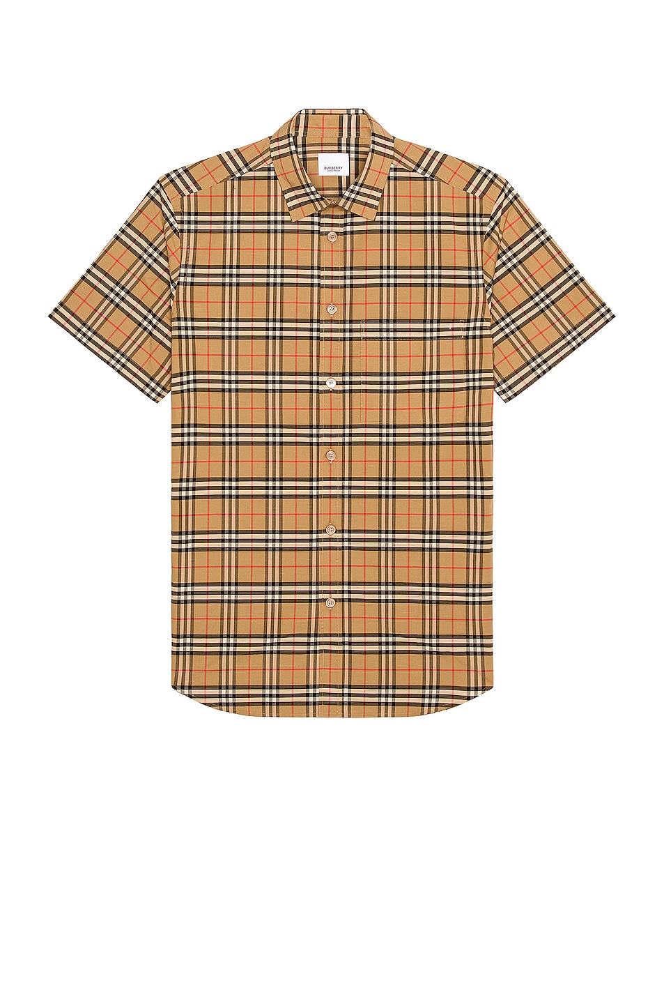 Рубашка Burberry Simpson Casual, цвет Archive Beige