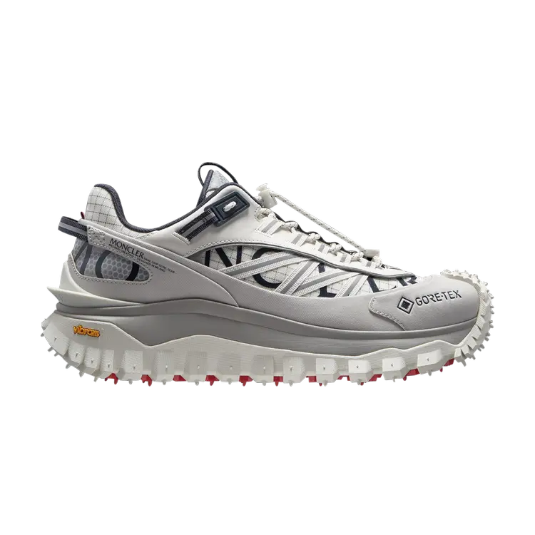 

Кроссовки Moncler Trailgrip GORE-TEX Low 'White Grey', серый