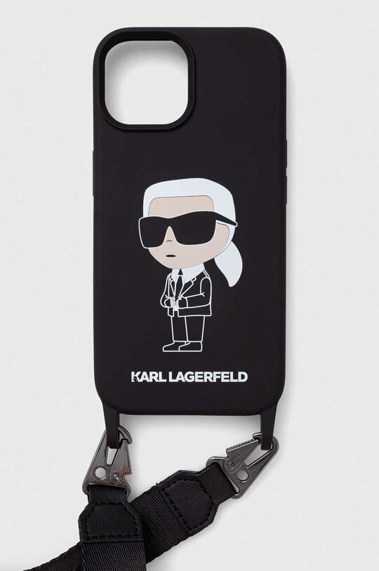 

Чехол для iPhone 15 6.1 Karl Lagerfeld, черный