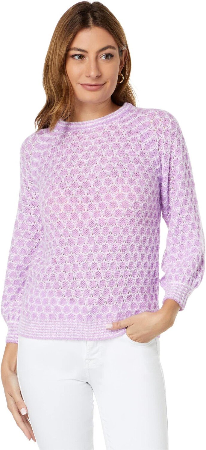 

Свитер Корабель Lilly Pulitzer, цвет Purple Iris Honeycomb