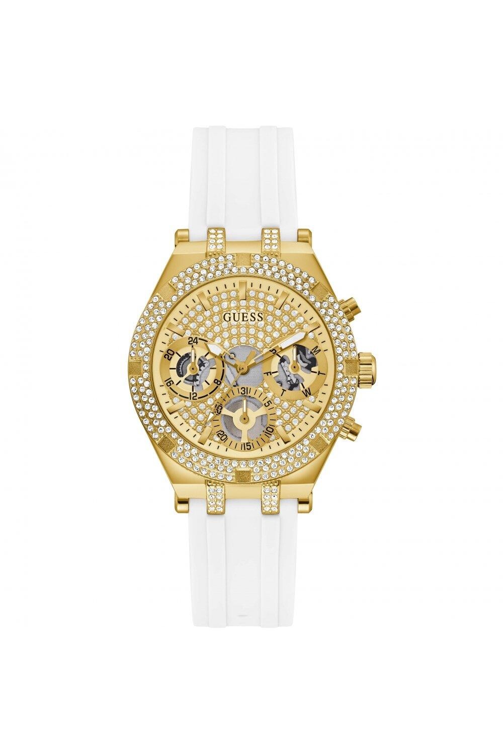 

Модные аналоговые кварцевые часы Heiress из нержавеющей стали - Gw0407L2 Guess, золото