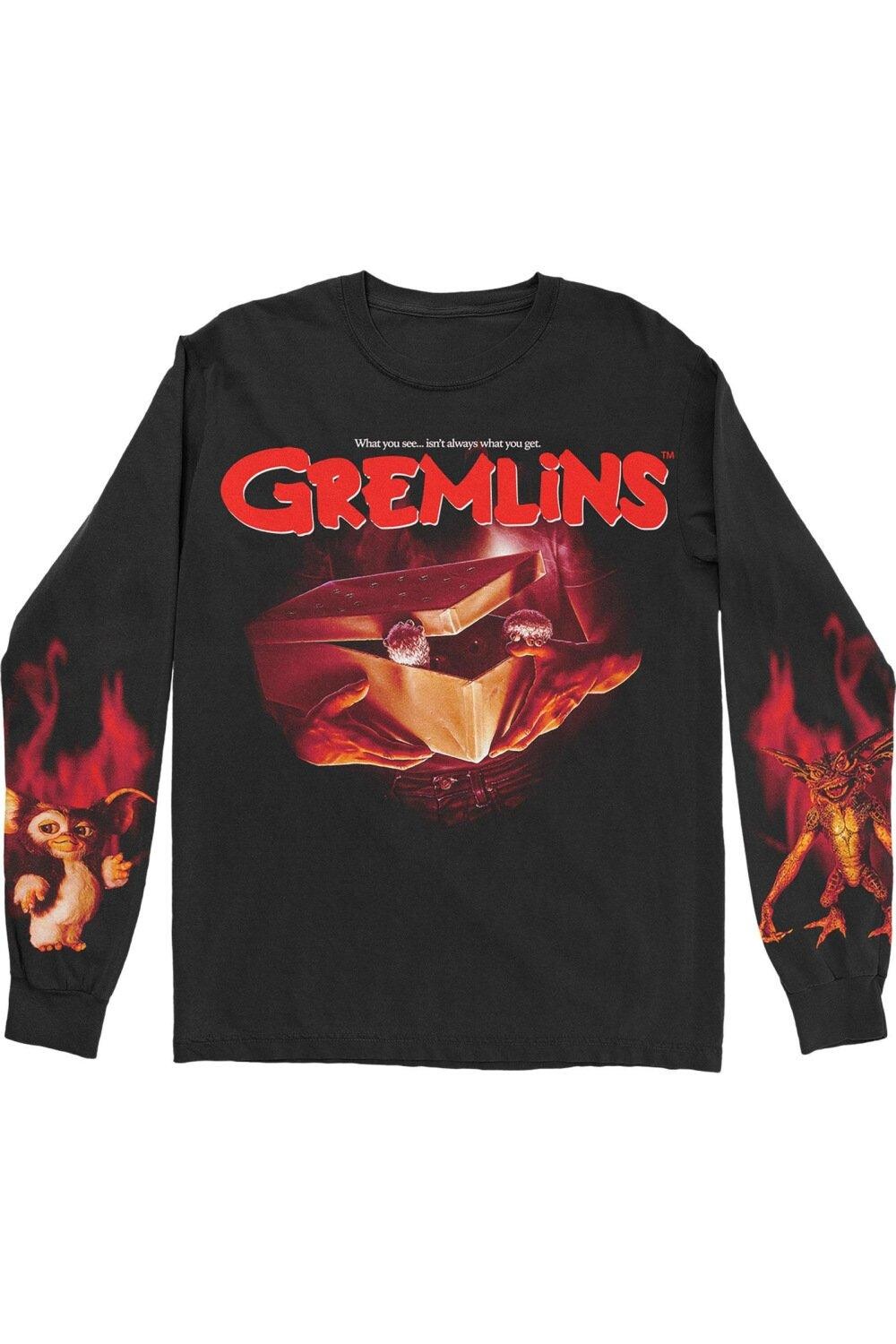 

Футболка с длинными рукавами What It Seems Gremlins, черный