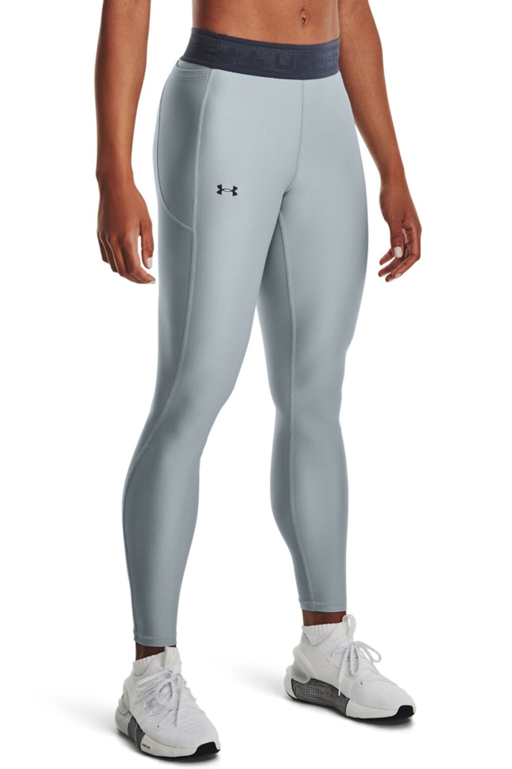 

Леггинсы Heat Gear синего цвета с логотипом на талии Under Armour, синий