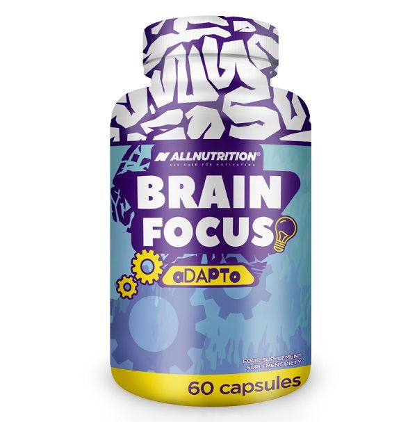 цена Allnutrition Brain Focus Улучшение настроения, улучшение работы мозга, 60 шт.