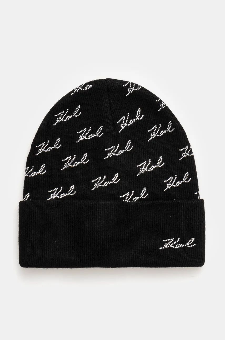 

Кепка Karl Lagerfeld из смесовой шерсти, черный