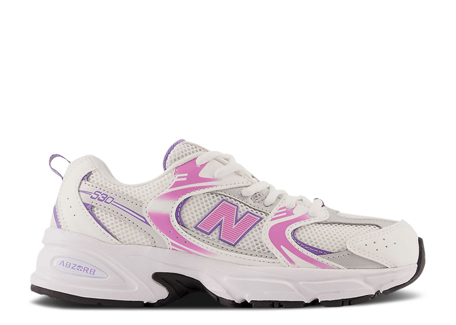 

Кроссовки New Balance 530 Big Kid 'White Raspberry', белый