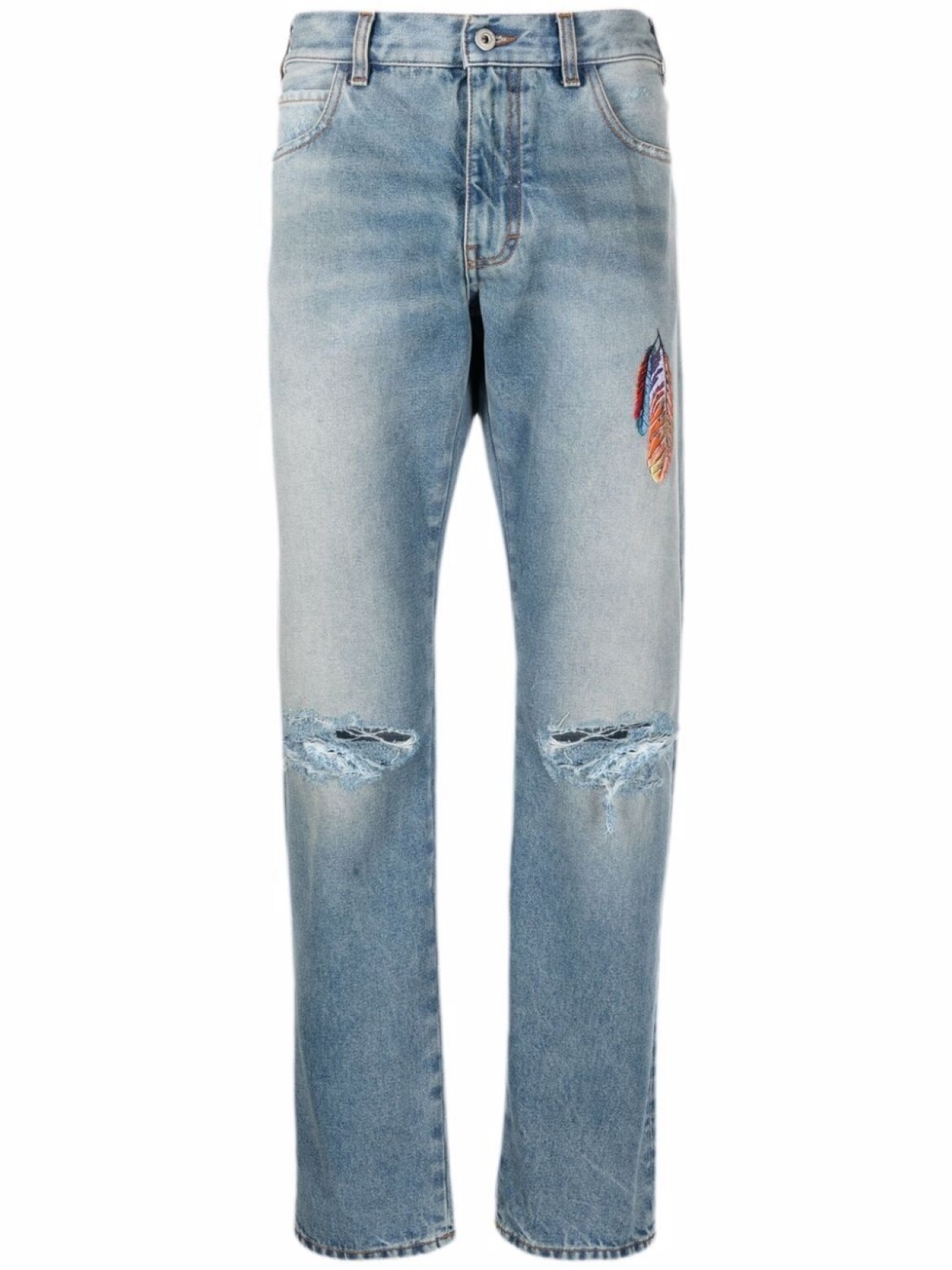 

Прямые джинсы Marcelo Burlon County of Milan, синий