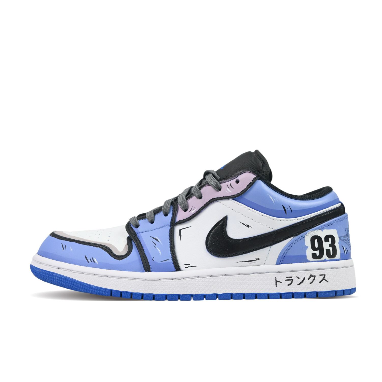 

Кроссовки Air Jordan 1 Vintage Basketball Shoes Men Low-top White/blue, синий