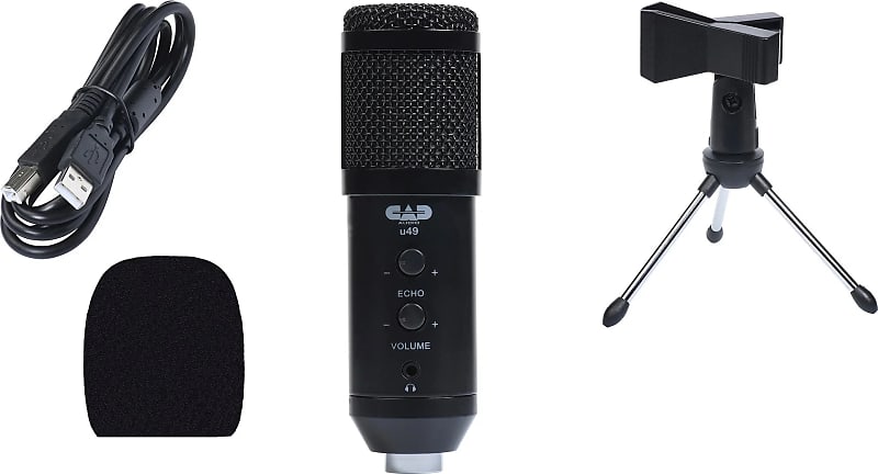 Микрофон CAD U49 Cardioid USB Condenser Microphone микрофон comica rgb umic cardioid condenser usb microphone