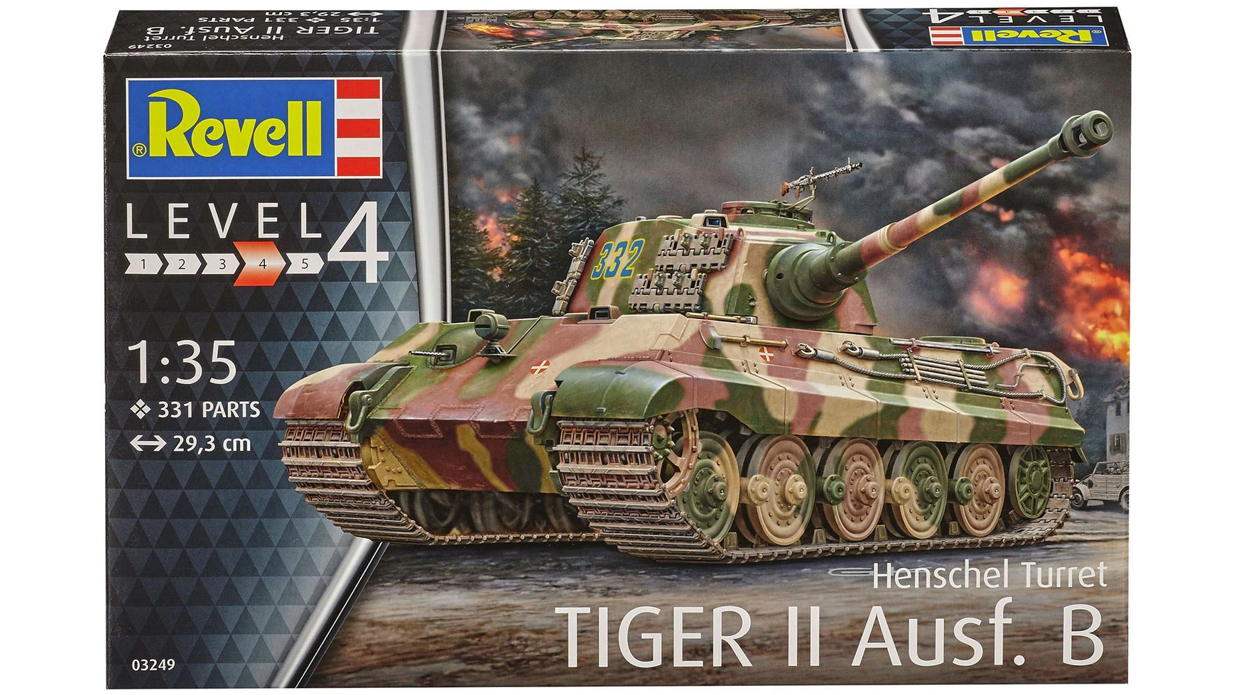 Revell (Башня Henschel) TigerII AusfB
