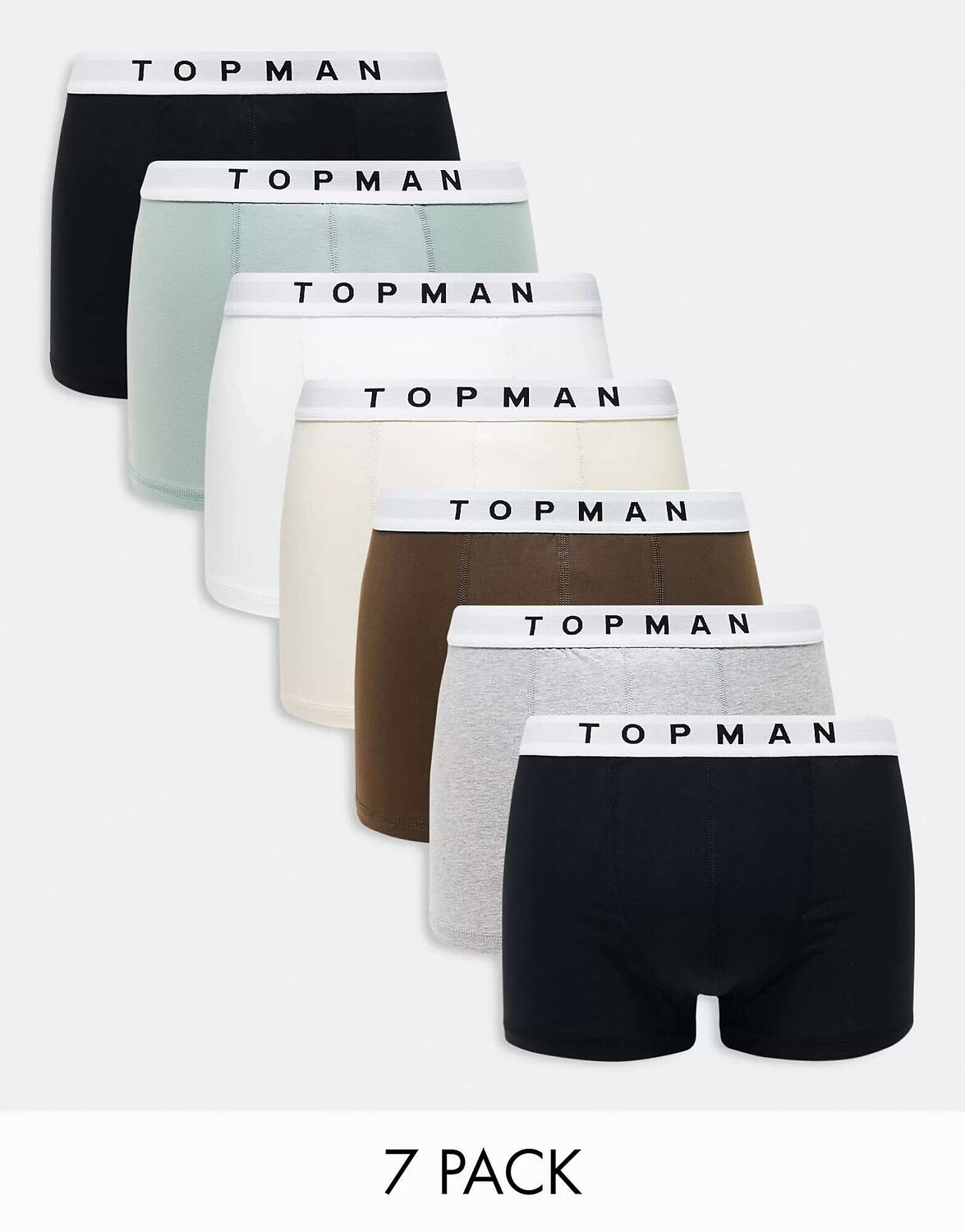 

Пара плавок Topman из 7 цветов черного, белого, серого меланжевого и нейтральных цветов