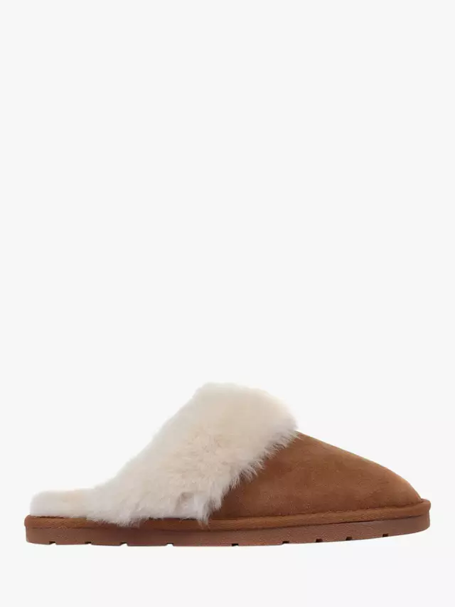 

Тапочки Jones Bootmaker Bella-Rose Sheepskin Mule, цвет chestnut