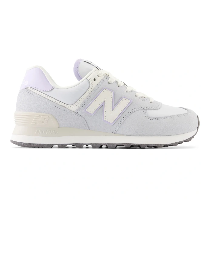 

Классические кроссовки с кожаным верхом New Balance, серый