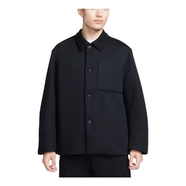 цена Куртка Nike Sportswear Tech Fleece Reimagined Wide Shirt Jacket 'Black', черный