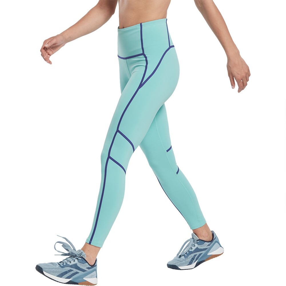 

Леггинсы Reebok Les Mills Colorblock, зеленый