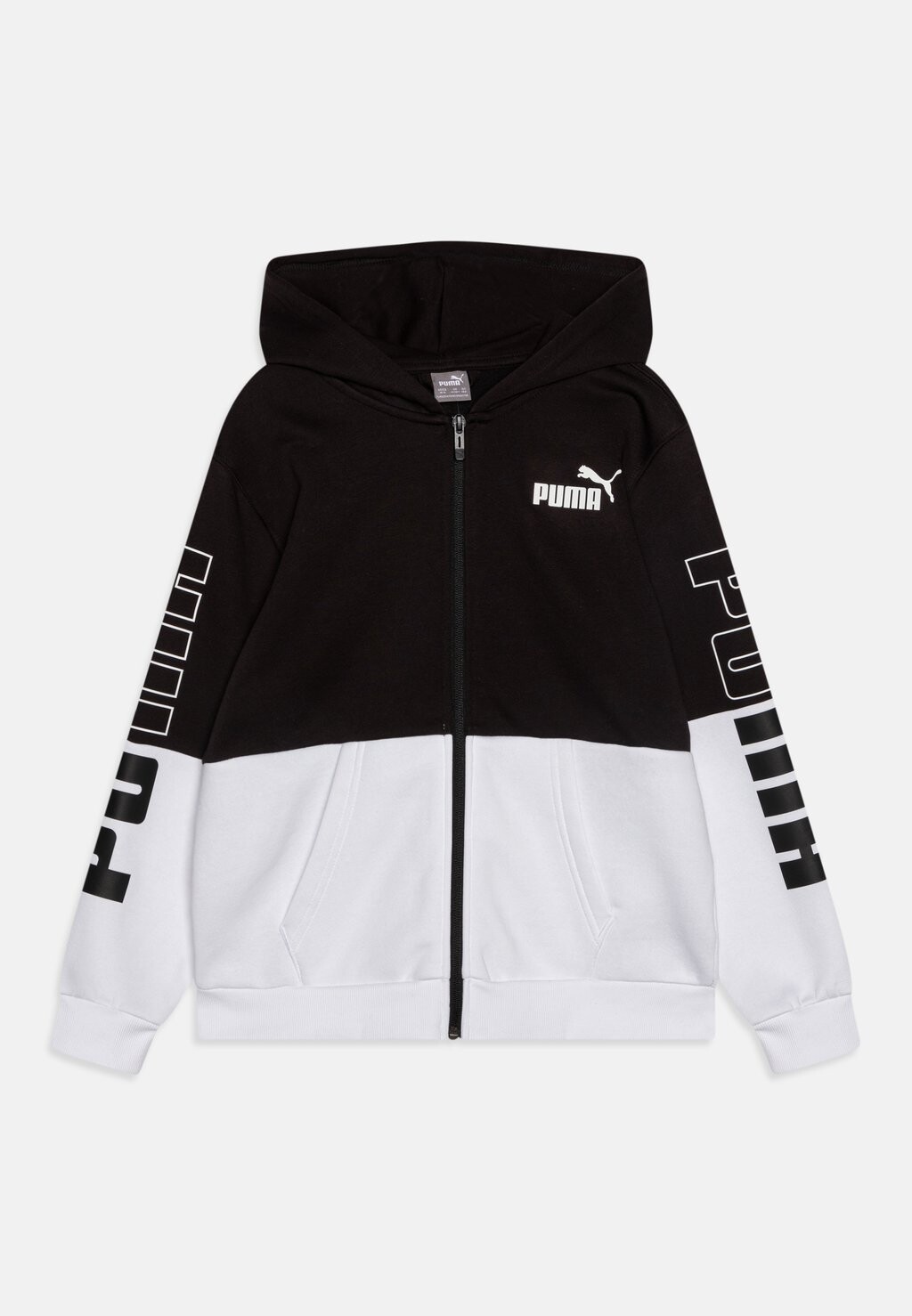 

Толстовка на молнии Power Colorblock Full Zip Unisex Puma, черный