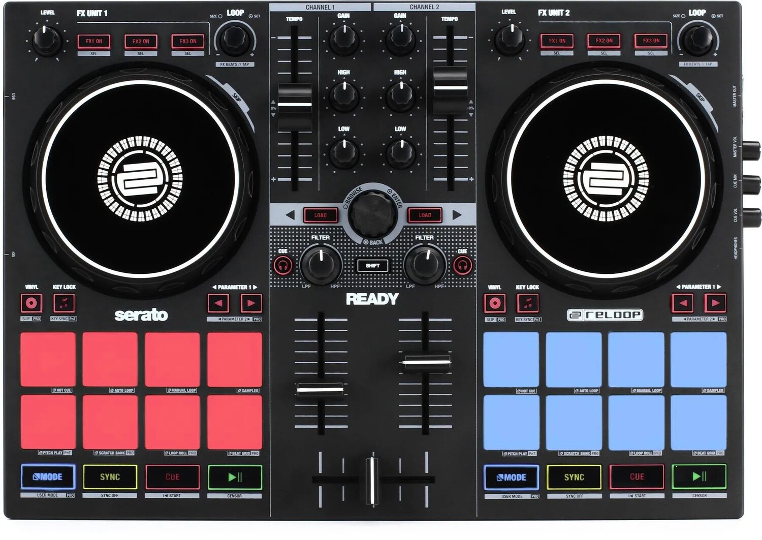 

2-канальный DJ-контроллер с поддержкой Reloop