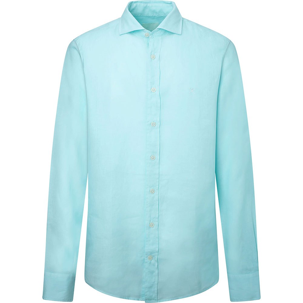 Рубашка Hackett Garment Dyed K, синий