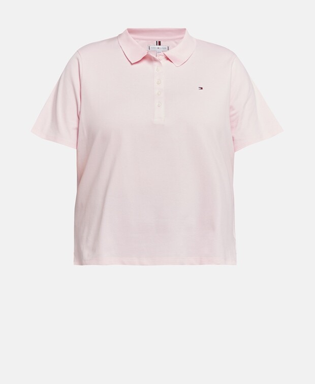 

Рубашка поло Tommy Hilfiger Curve, светло-розовый