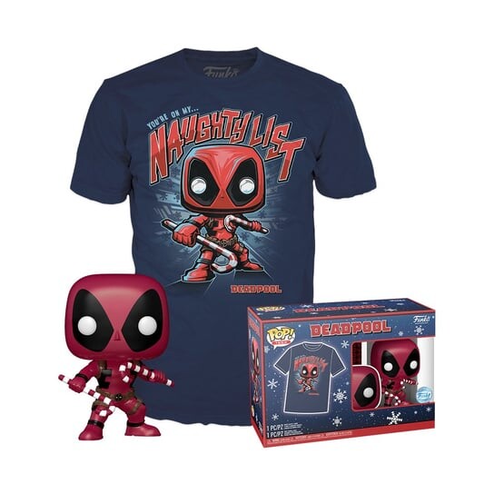 

Marvel — Bobble Head Pop N° XX — одежда Дэдпула + футболка Funko