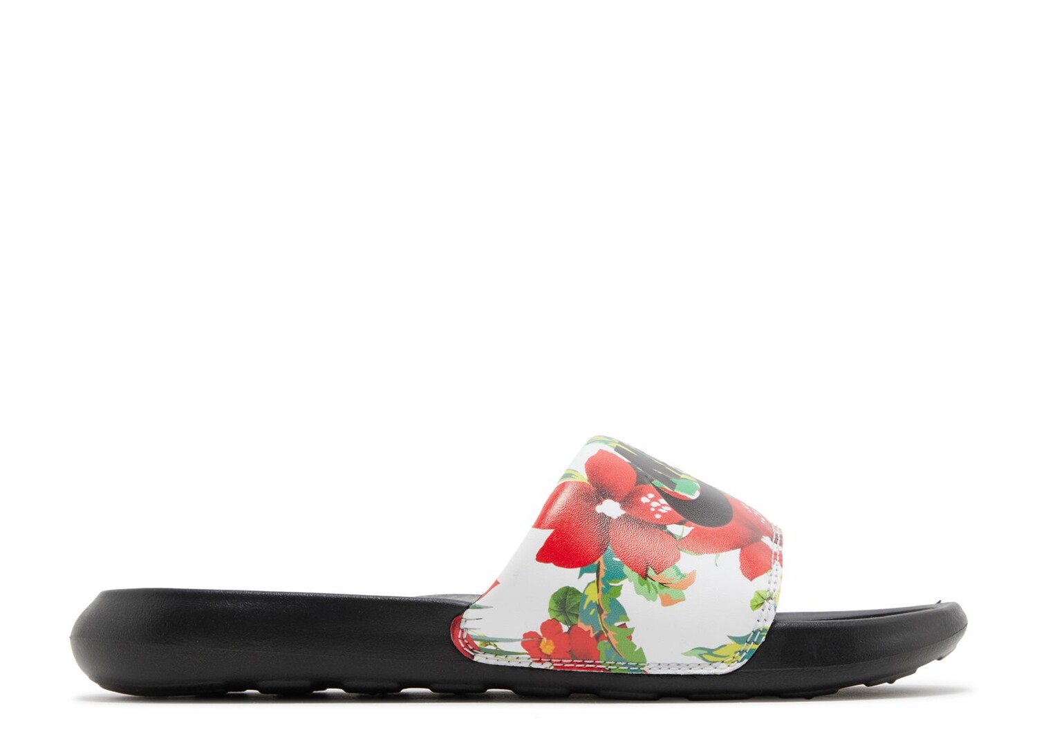 

Кроссовки Nike Wmns Victori One Printed Slide 'Floral - Black', черный