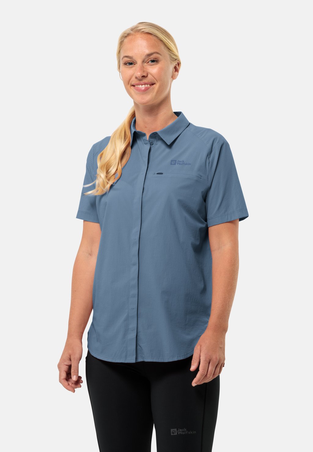 Блузка-рубашка VANDRA Jack Wolfskin, цвет elemental blue