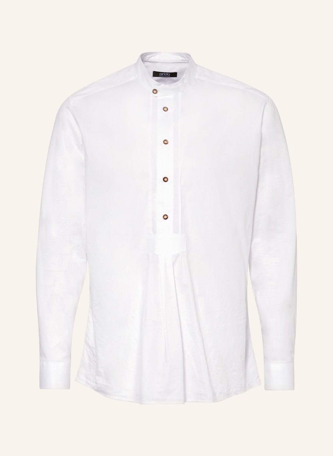 

Рубашка arido Regular Fit mit Stehkragen, белый