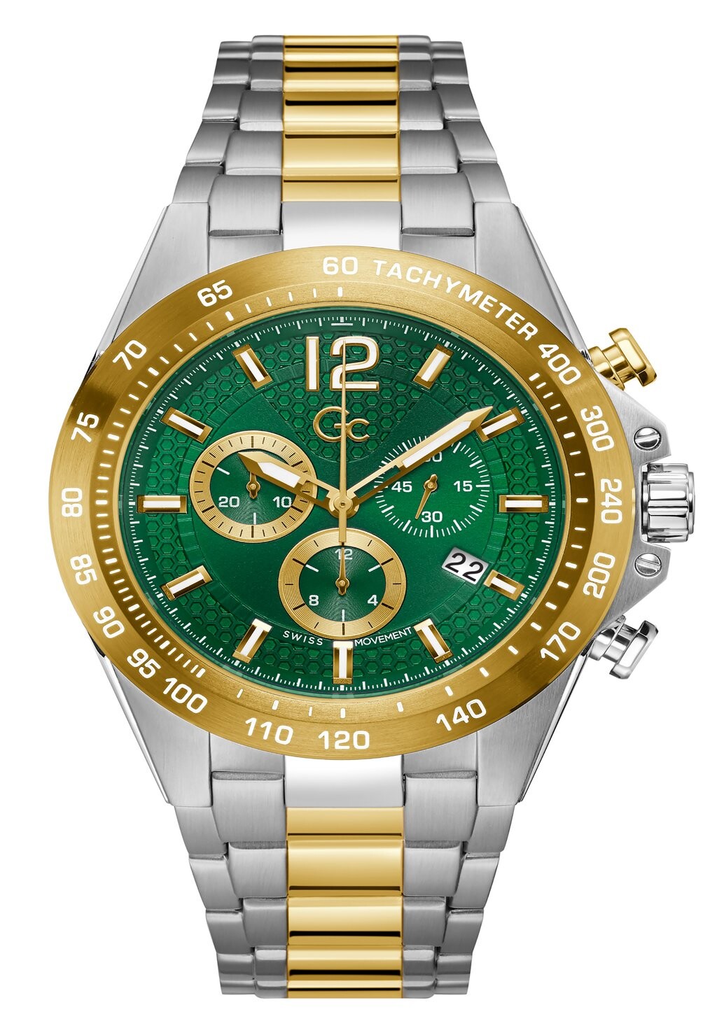 

Хронограф GC AUDACIOUS Gc Watches, цвет silver-coloured/gold-coloured