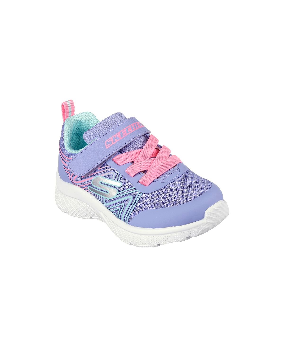 

Повседневные кроссовки Microspec Plus для маленьких девочек Swirl Sweet от Finish Line Skechers