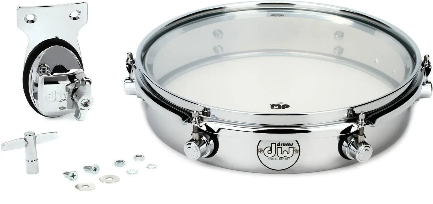 

DW Design Series Chrome Piccolo Tom с кронштейном — 2,5 x 12 дюймов