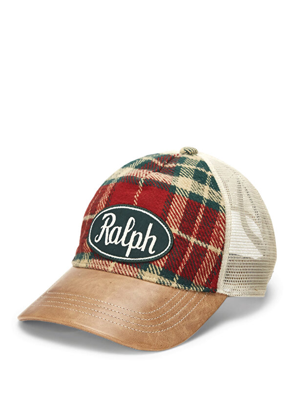 цена Мужская клетчатая шляпа с цветными блоками и сетчатой отделкой Polo Ralph Lauren